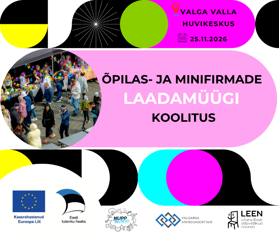 Laadamüügi koolitus Õpilas- ja minifirmadele