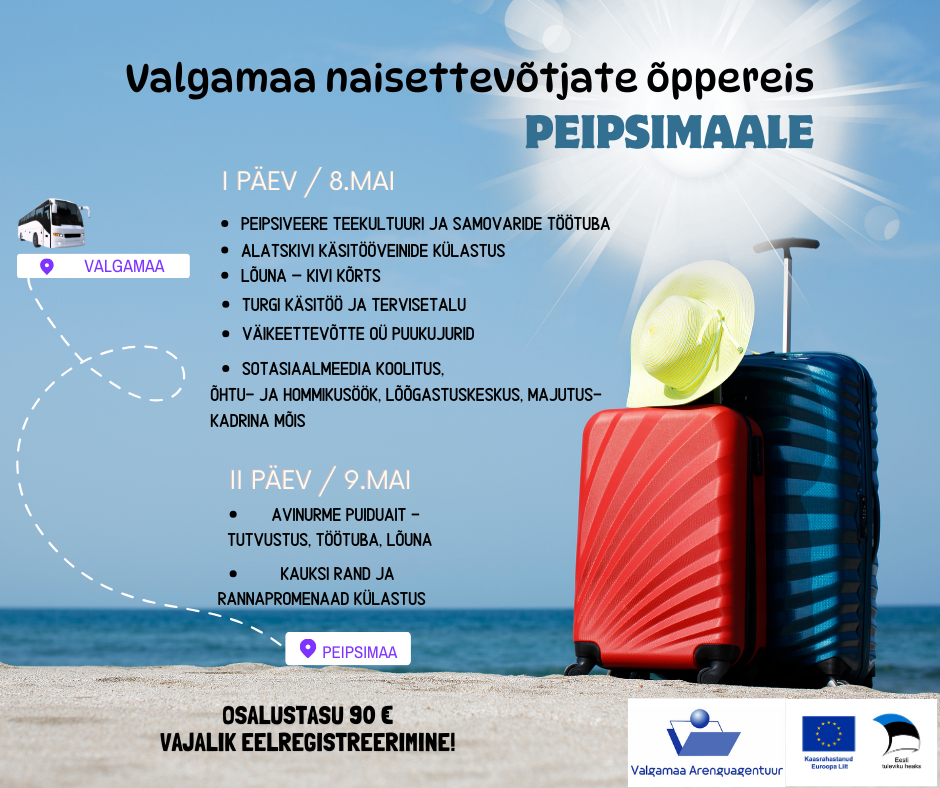 Valgamaa naisettev&otilde;tjate &otilde;ppereis Peipsimaale 8.-9.mai
