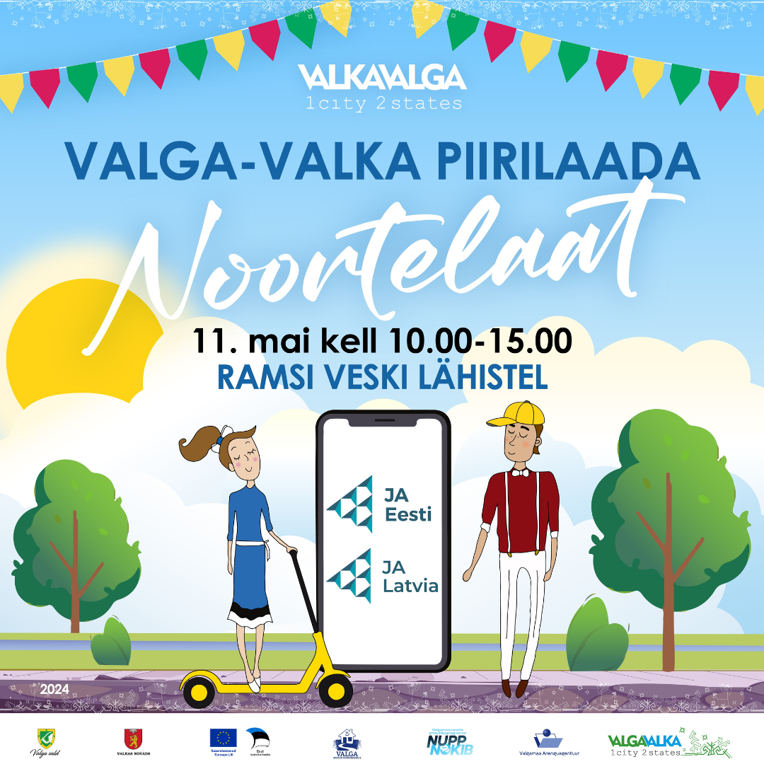 Valga-Valka piirilaada noortelaat ootab &otilde;pilas- ja minifirmasid laadale osalema! /&nbsp;Valgas-Valkas Robežtirgus Jaunie&scaron;u tirgus&nbsp;2024