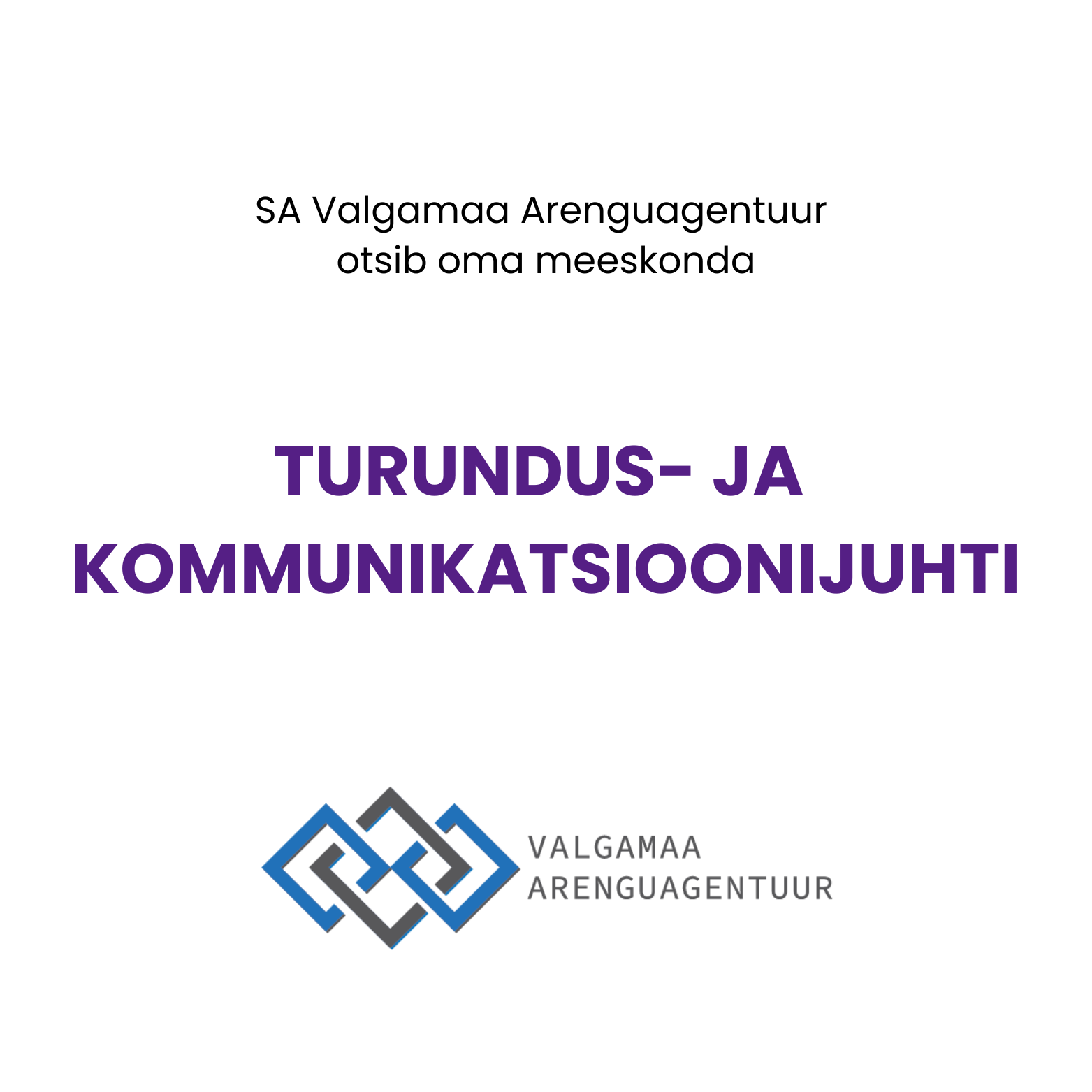 Otsime oma meeskonda turundus- ja kommunikatsioonijuhti