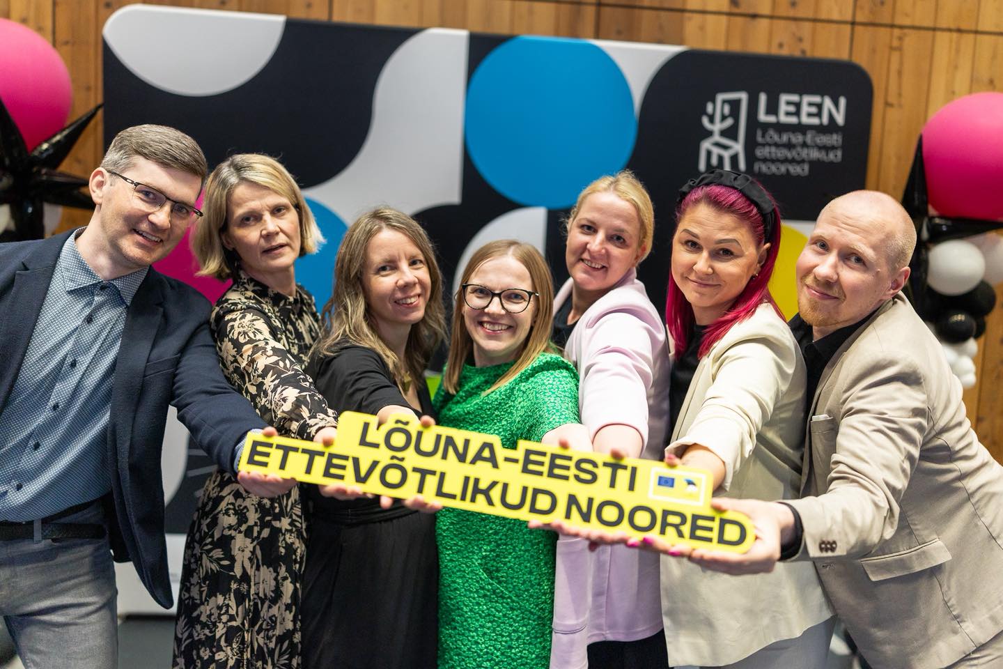LEEN t&auml;nu&otilde;htu t&otilde;i esile noorte ettev&otilde;tlikkuse m&otilde;ju kogu L&otilde;una-Eestis