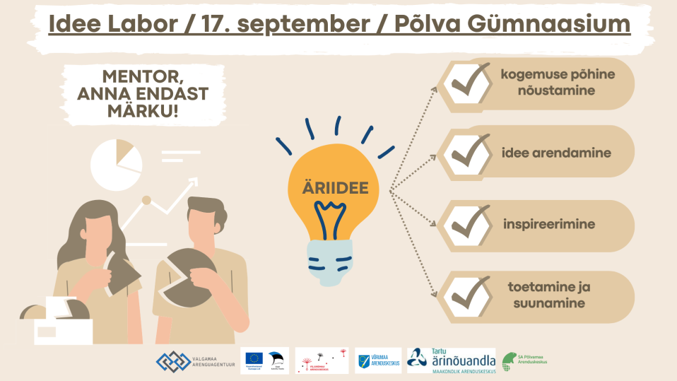 Otsime mentoreid Idee Labori &uuml;ritusele